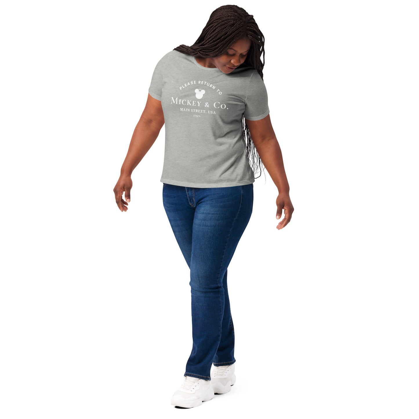 Womens Return to Mickey & Co Tiffany's Inspired T-shirt