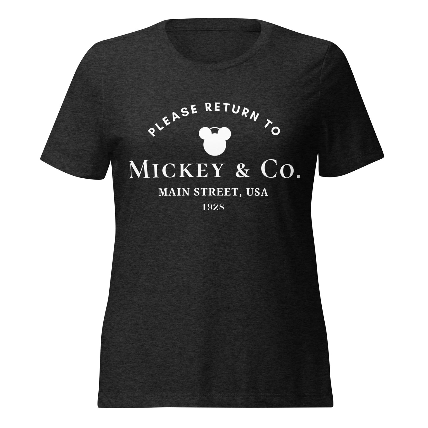 Womens Return to Mickey & Co Tiffany's Inspired T-shirt