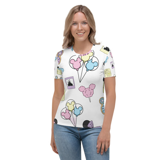 Fun All Over Best Day Ever Print Disney Shirt