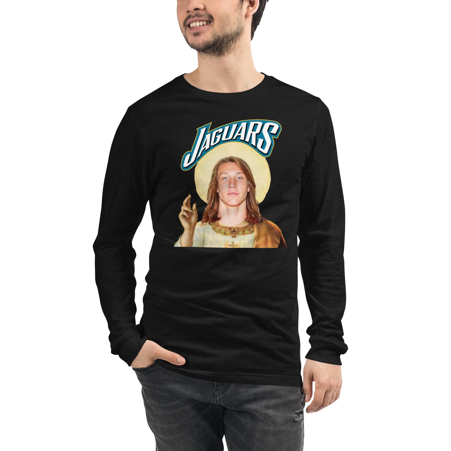 Unisex Jacksonville Jesus Long Sleeve Jags Tee