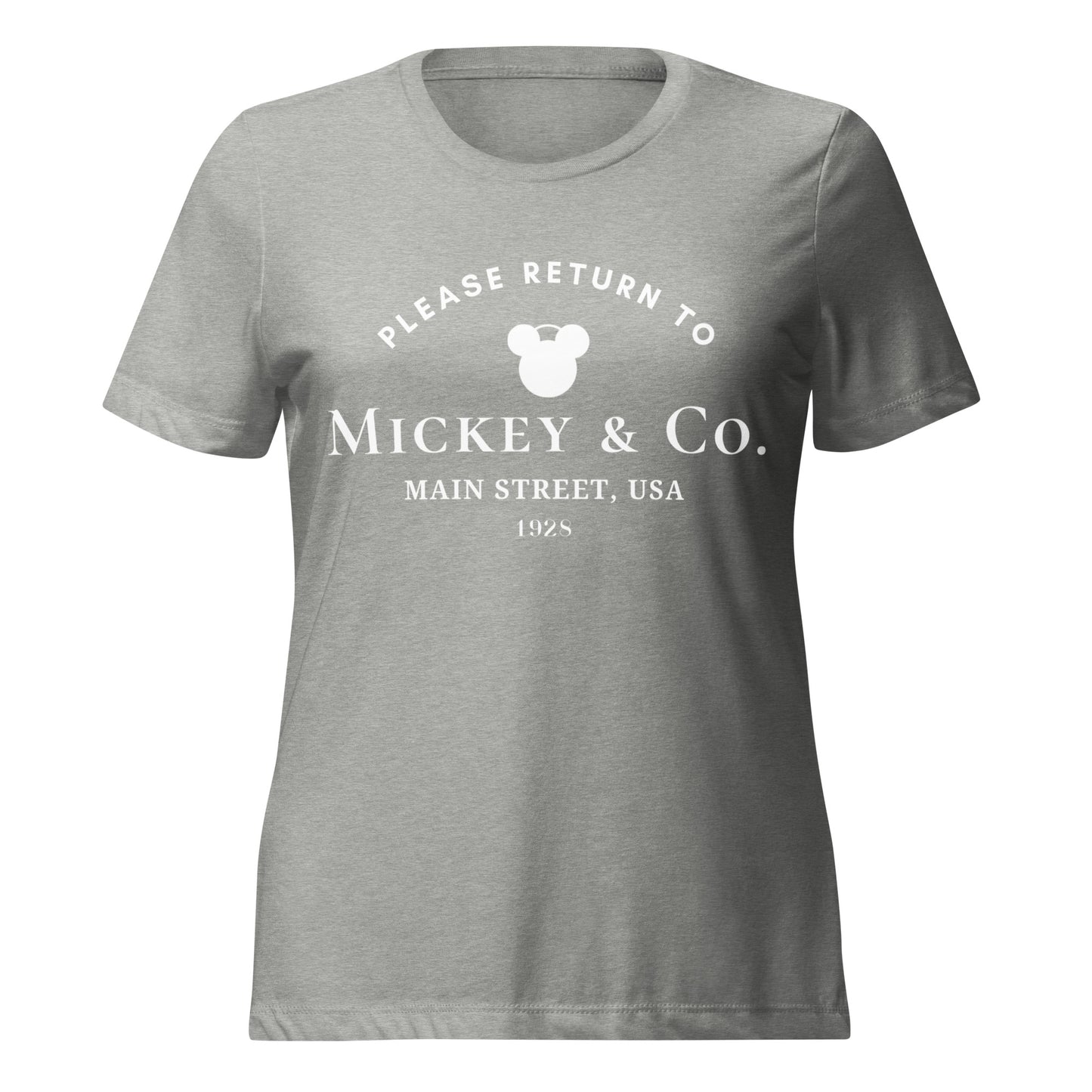 Womens Return to Mickey & Co Tiffany's Inspired T-shirt