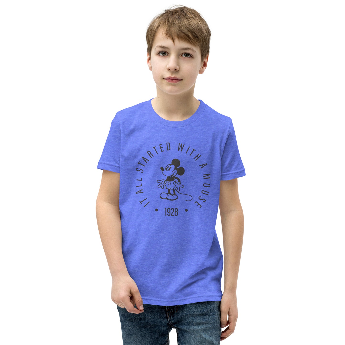 Youth It all Started with a Mouse Disney T-Shirt